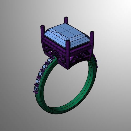 Ring 58 3D print model_2
