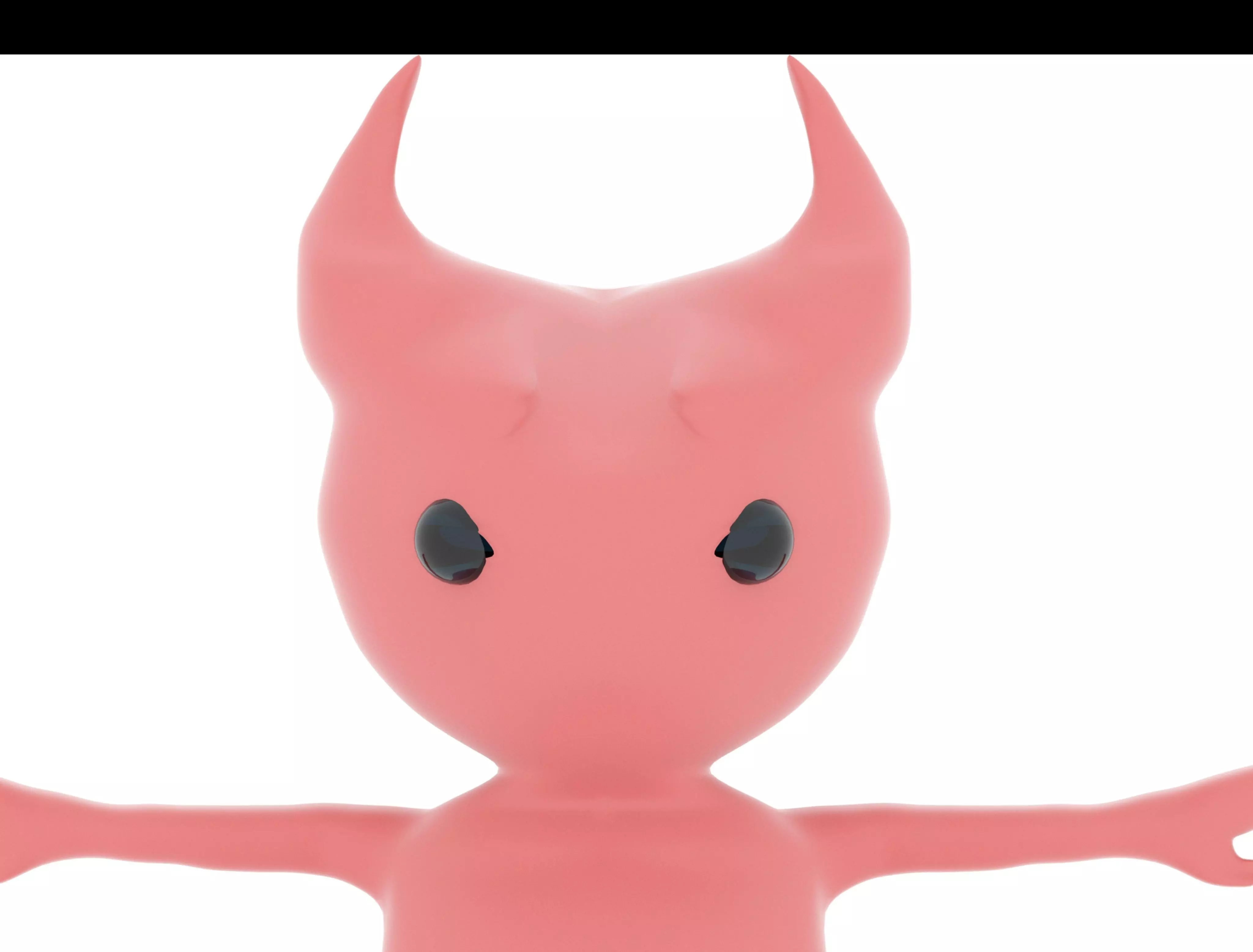 floster devil toy Low-poly 3D model