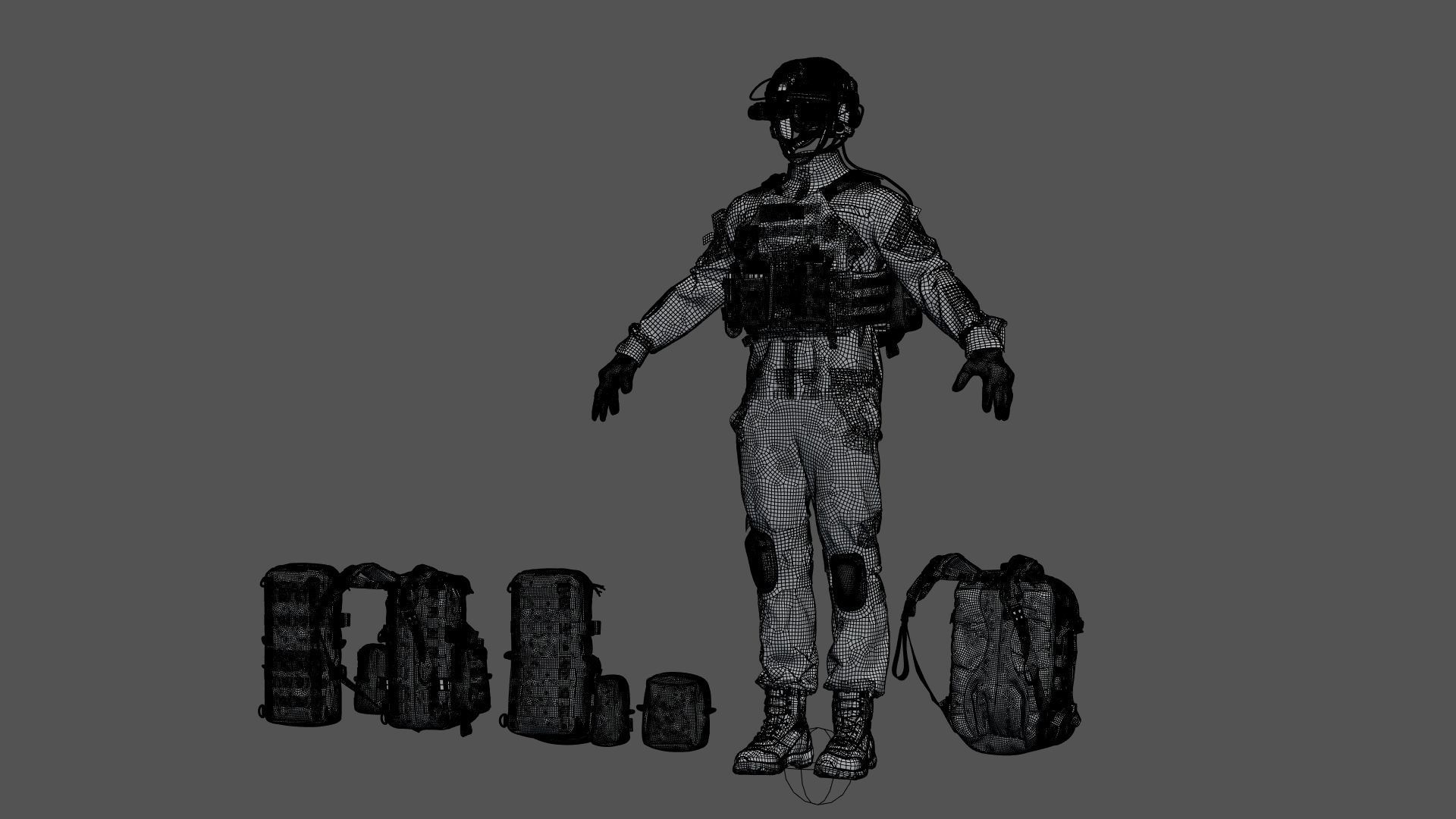 SOLDIER complete Pack 3D model | CGTrader