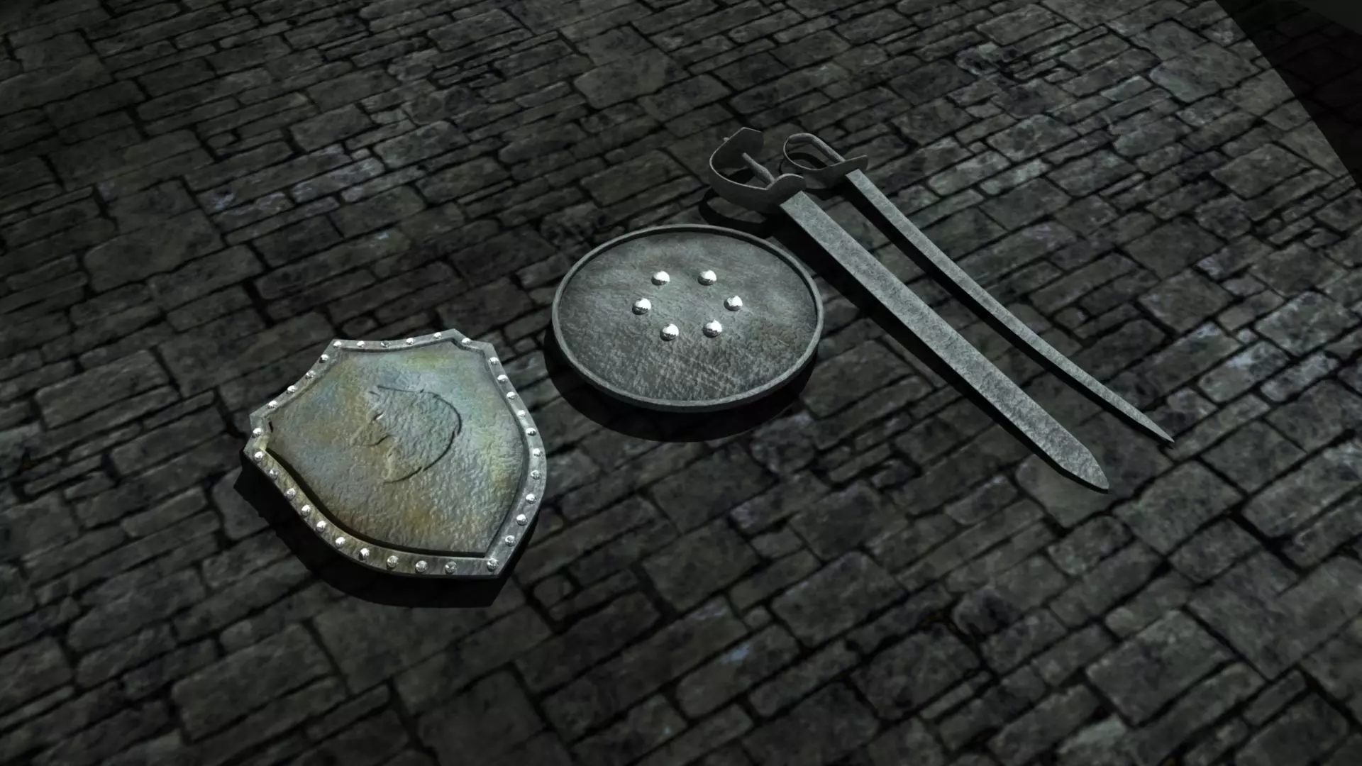 Ancient props 3D model_0