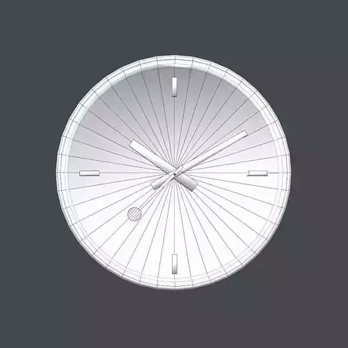 Wall Clock Free 3D model
