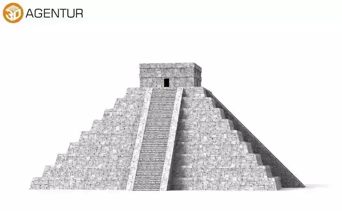 Pre Hispanic Mayan City of Chichen Itza 3D model
