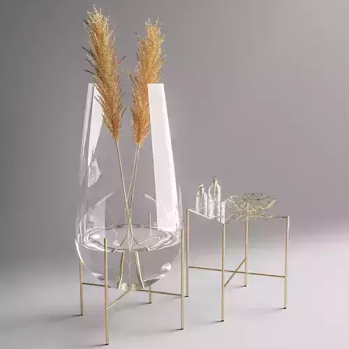 Bathroom vase decoration set