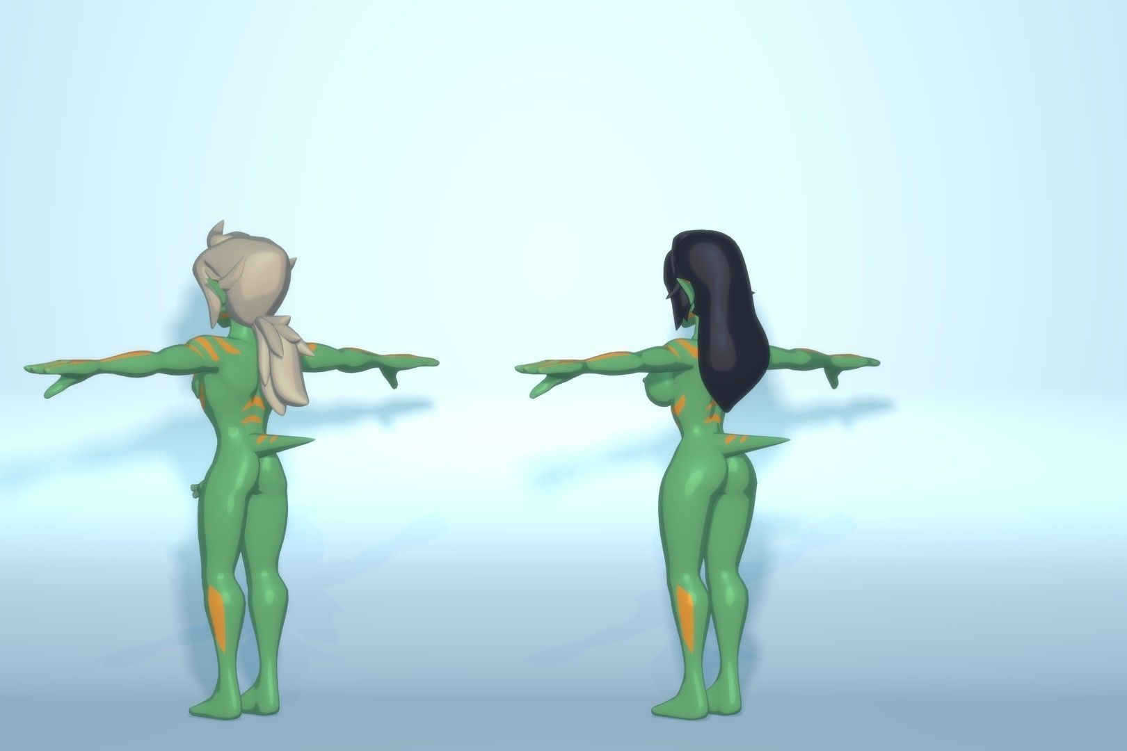 Acheron Goblin Nude Low-poly 3D model_13