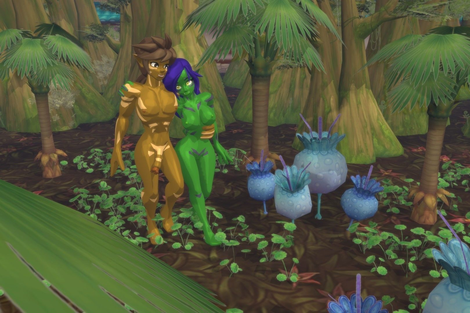 Acheron Goblin Nude Low-poly 3D model_3