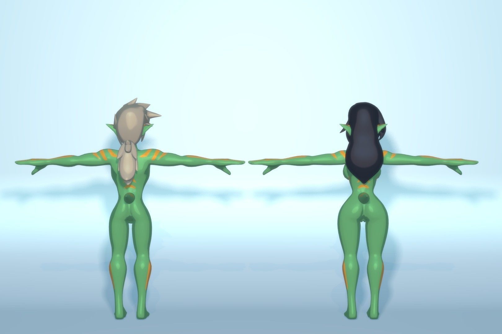 Acheron Goblin Nude Low-poly 3D model_14