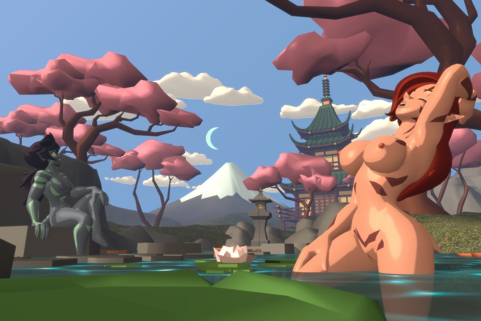 Acheron Goblin Nude Low-poly 3D model_9