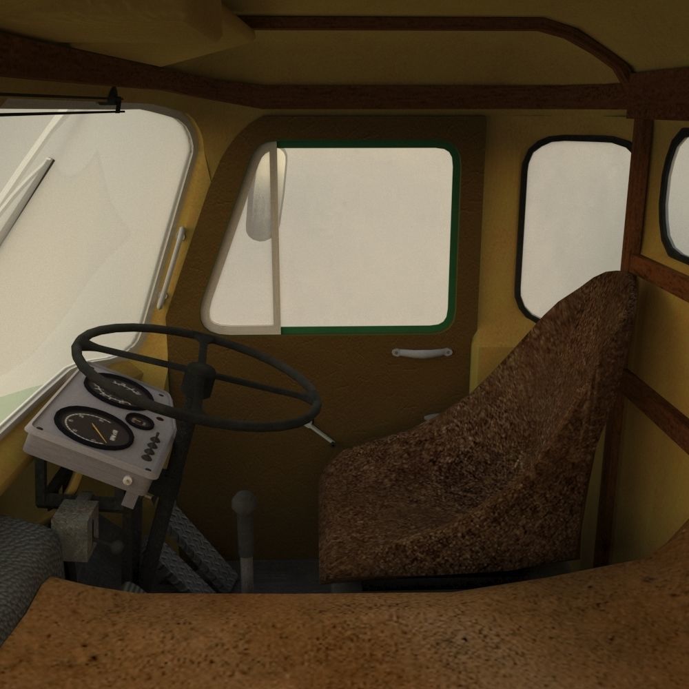 Seddon DD8 Lorry Low-poly 3D model_6