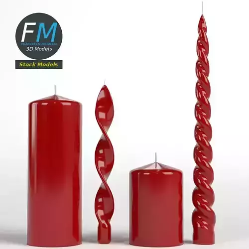Red candles