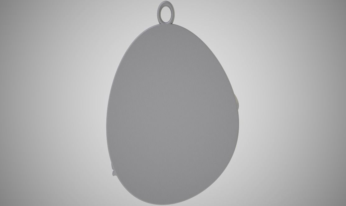 Rock Turtle Necklace 3D print model_4