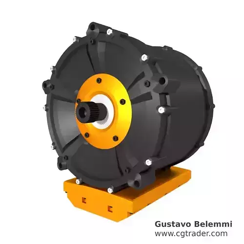 Automotive AC Electric Motor 3D model