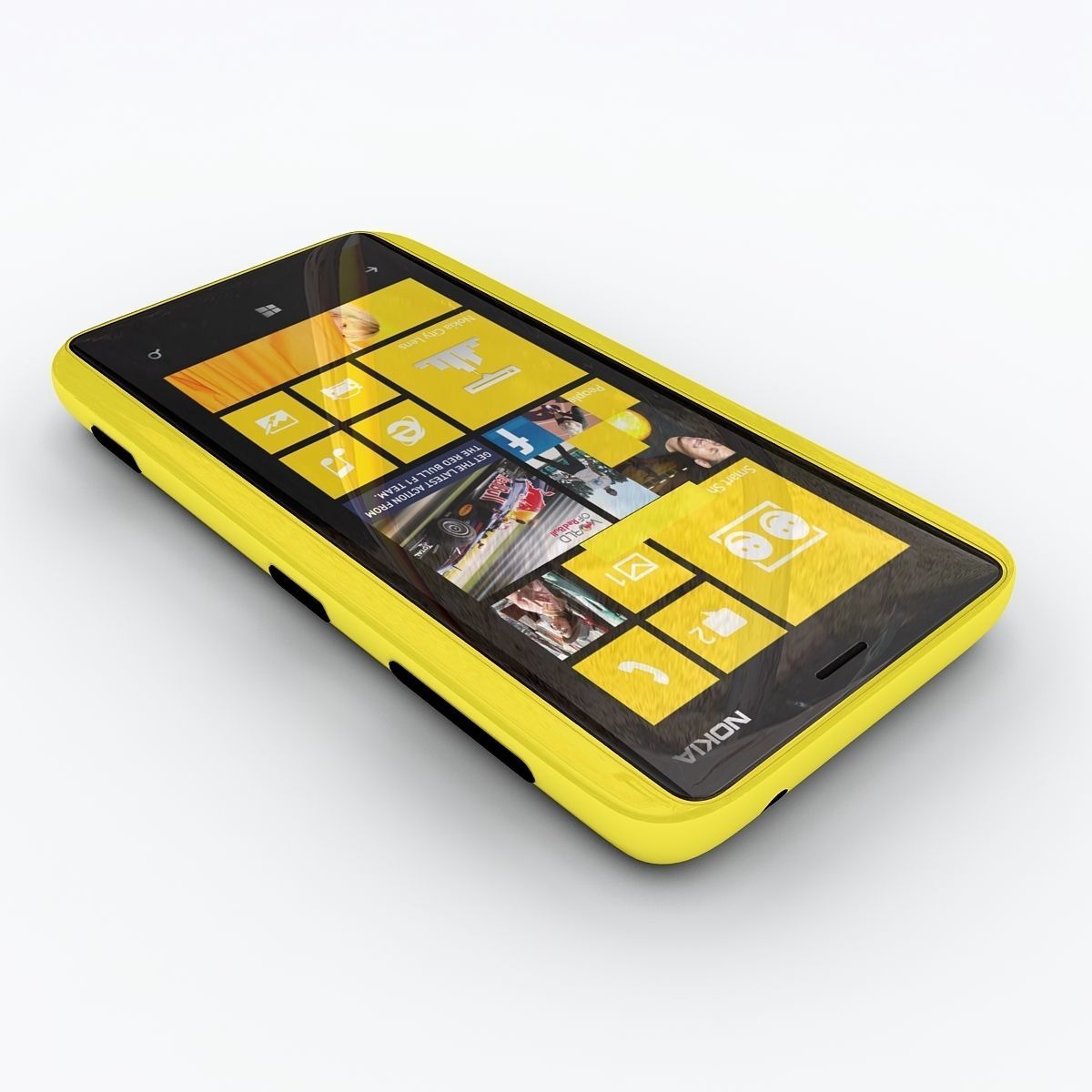 Nokia Lumia 620 Yellow 3D model_1