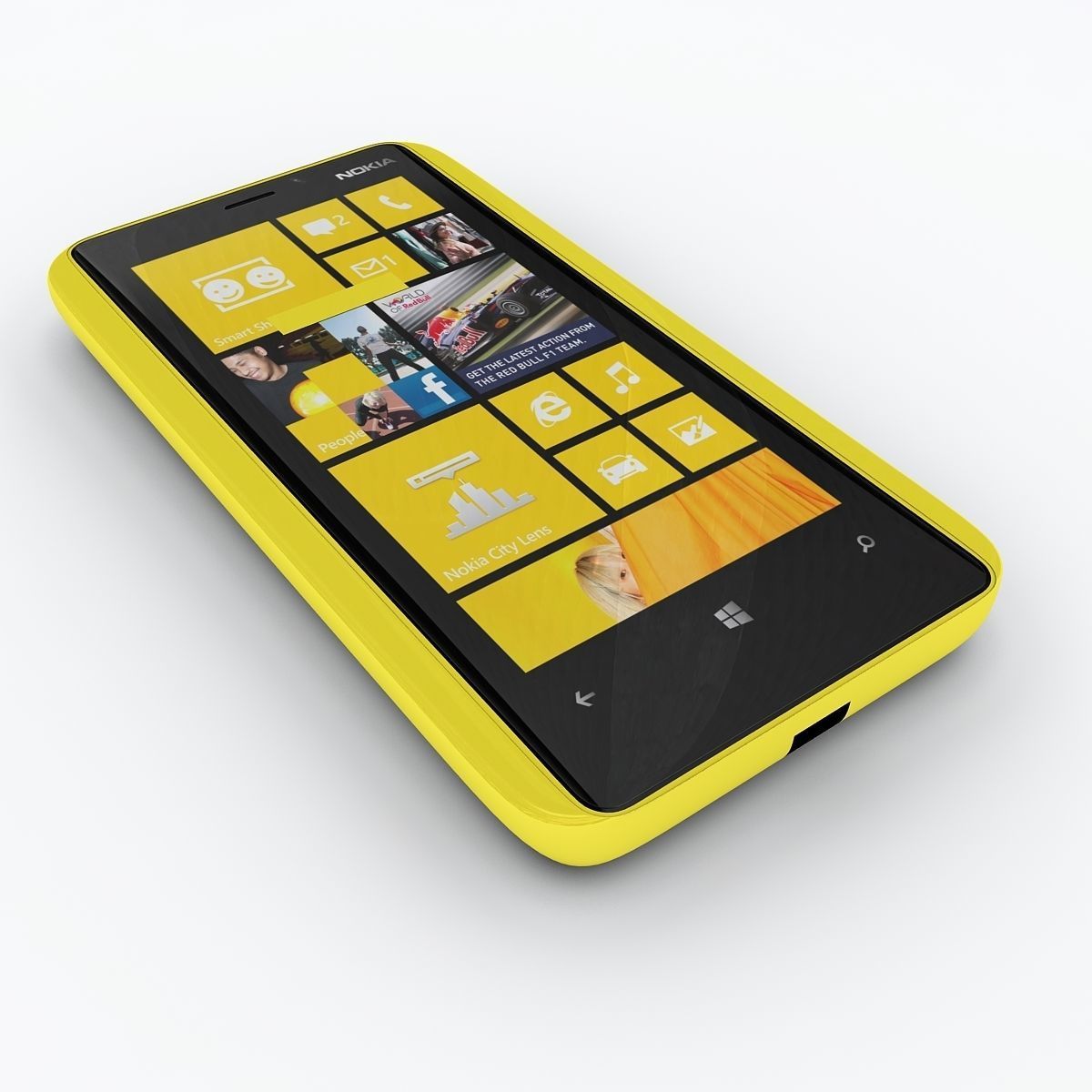 Nokia Lumia 620 Yellow 3D model_5