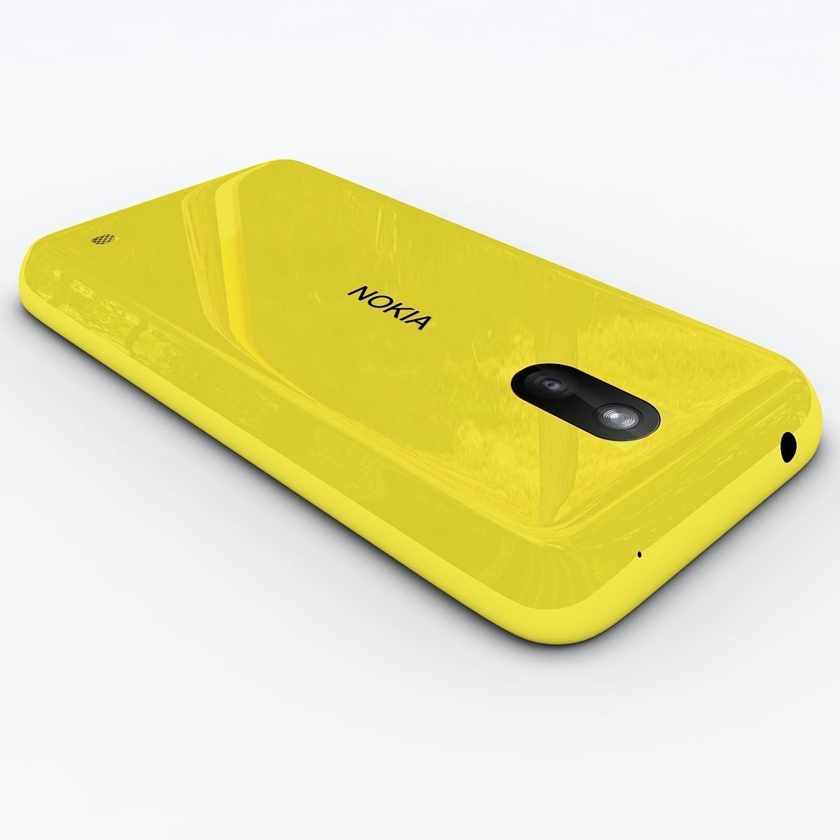 Nokia Lumia 620 Yellow 3D model_4