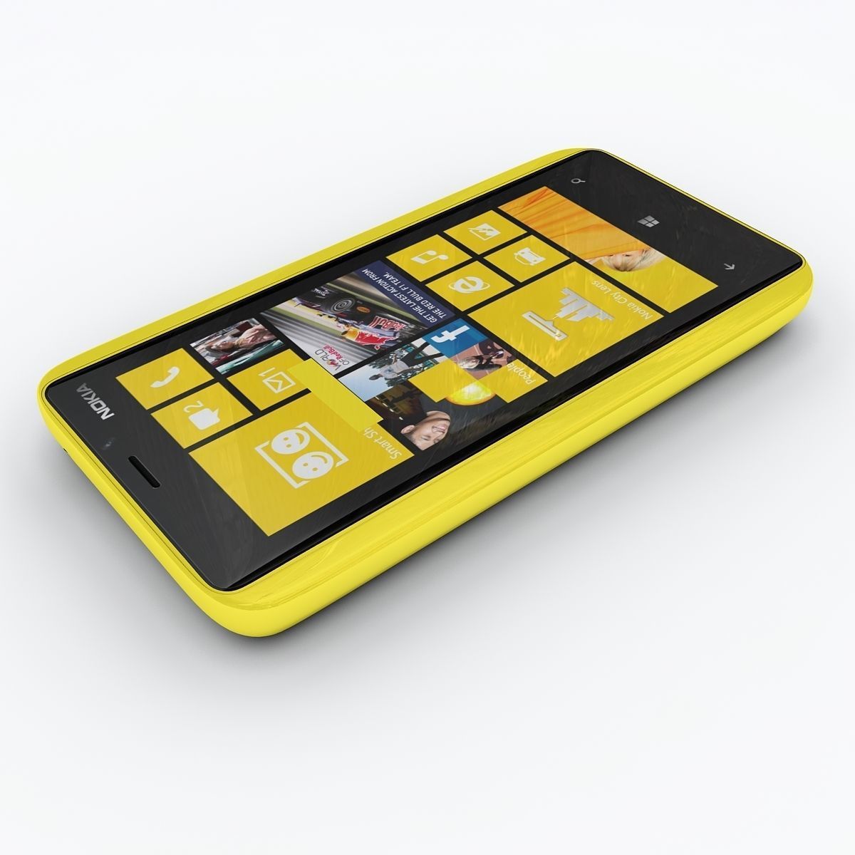 Nokia Lumia 620 Yellow 3D model_3