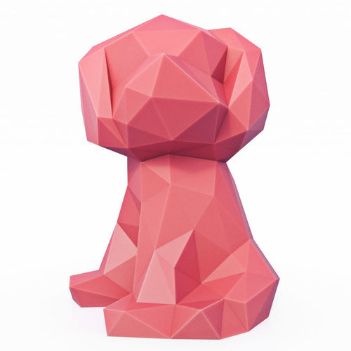 Puppy Low Poly Low-poly 3D model