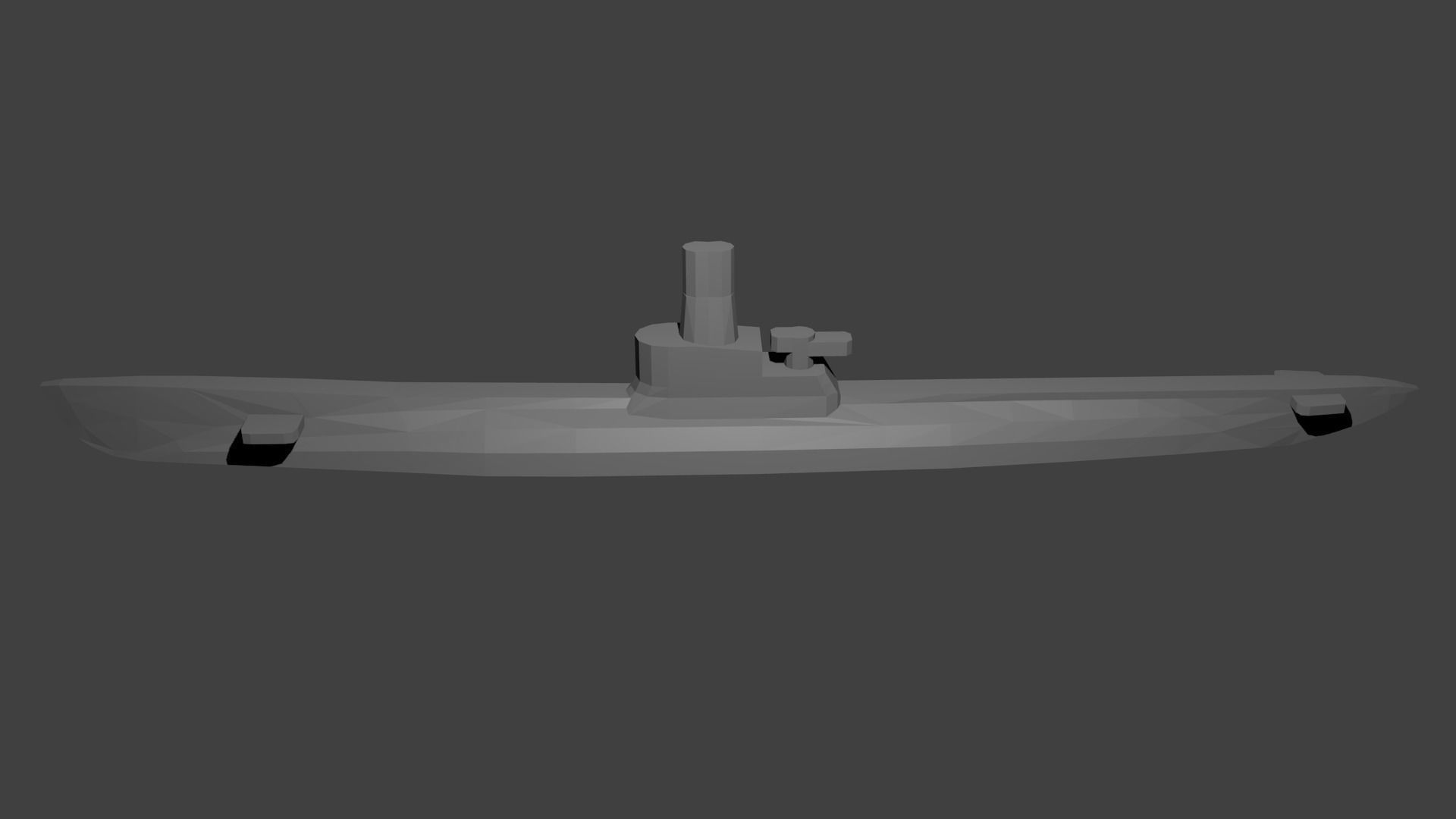 Italian Foca Class Submarine Free 3D print model_1