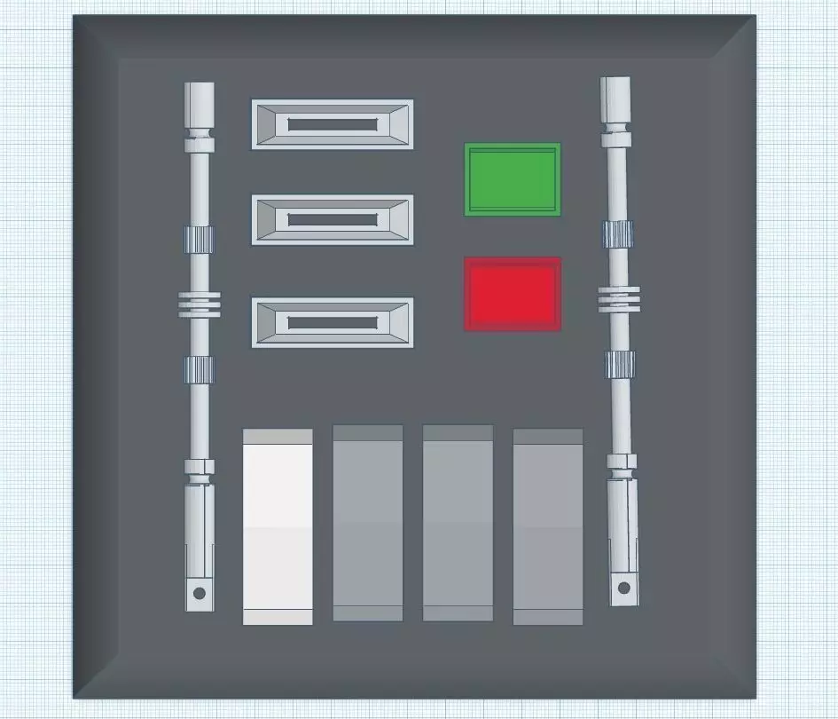 Darth Vader ANH Chestbox and Parts FULL SIZE 3D model_0