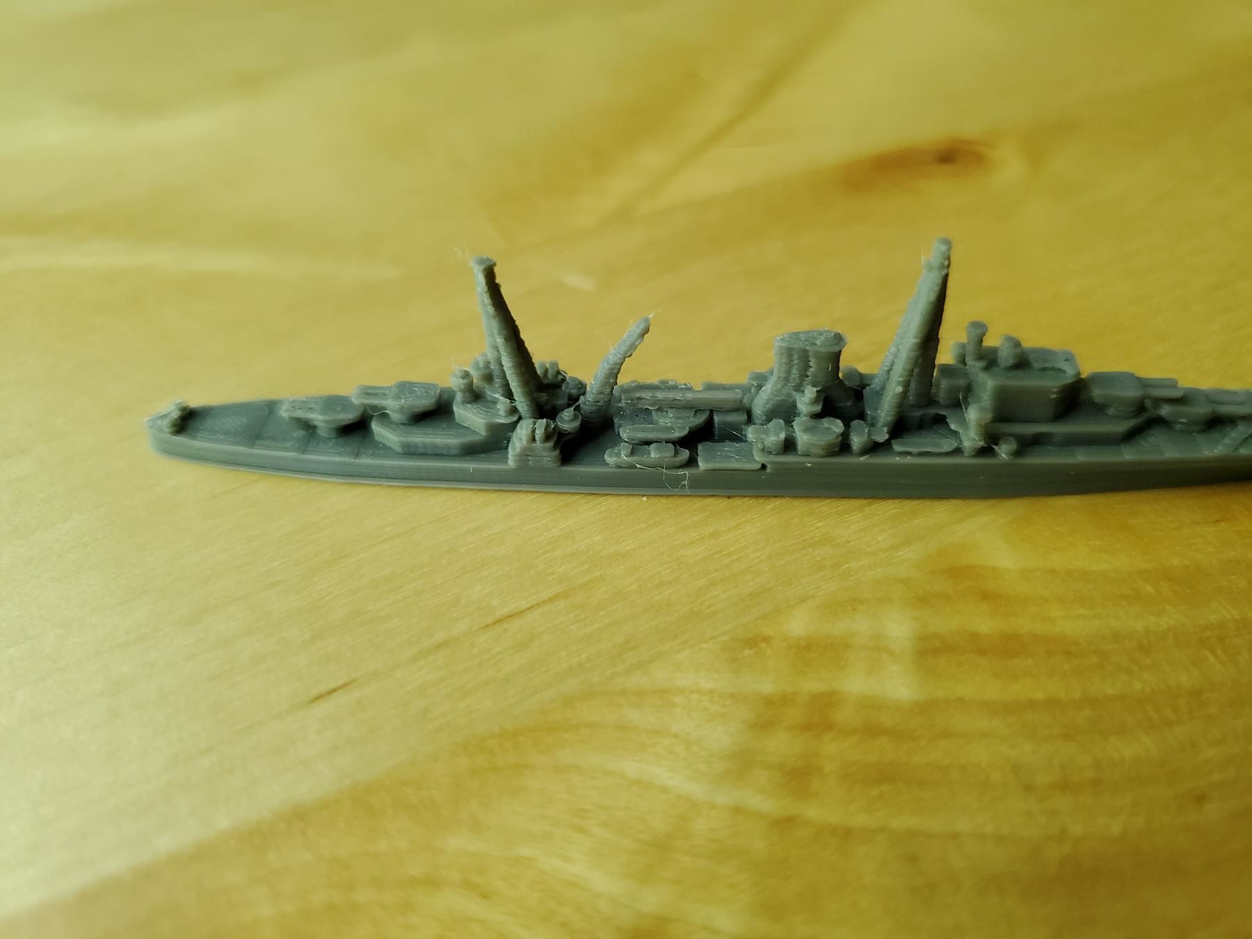 British Leander Class Cruiser Warship 3D print model_10