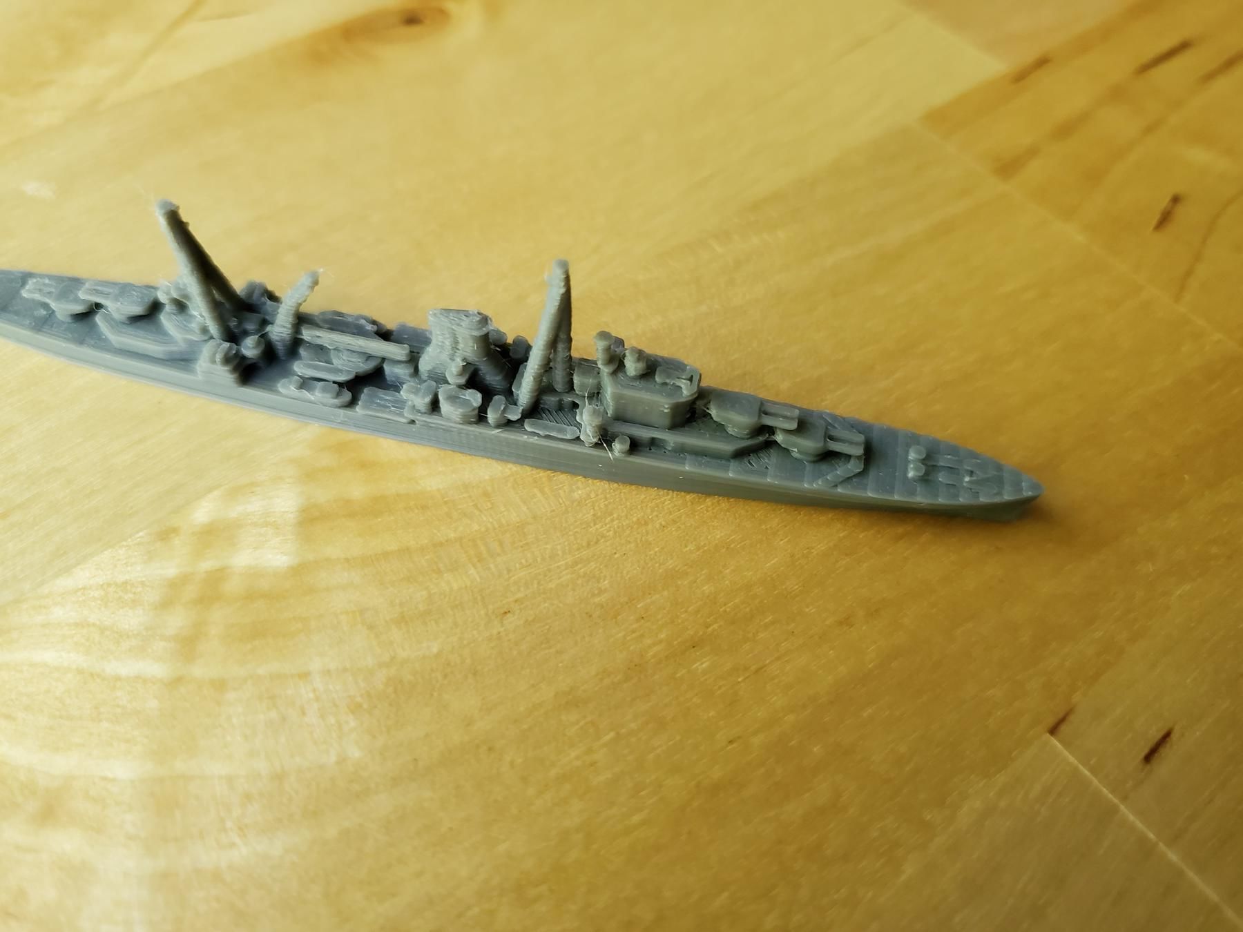 British Leander Class Cruiser Warship 3D print model_3