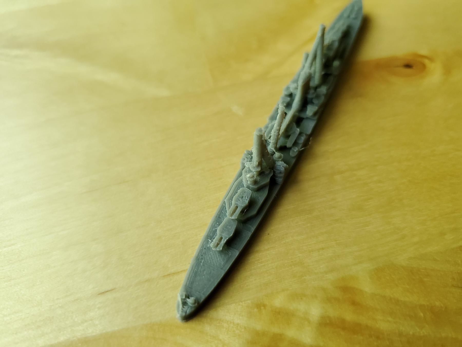 British Leander Class Cruiser Warship 3D print model_7