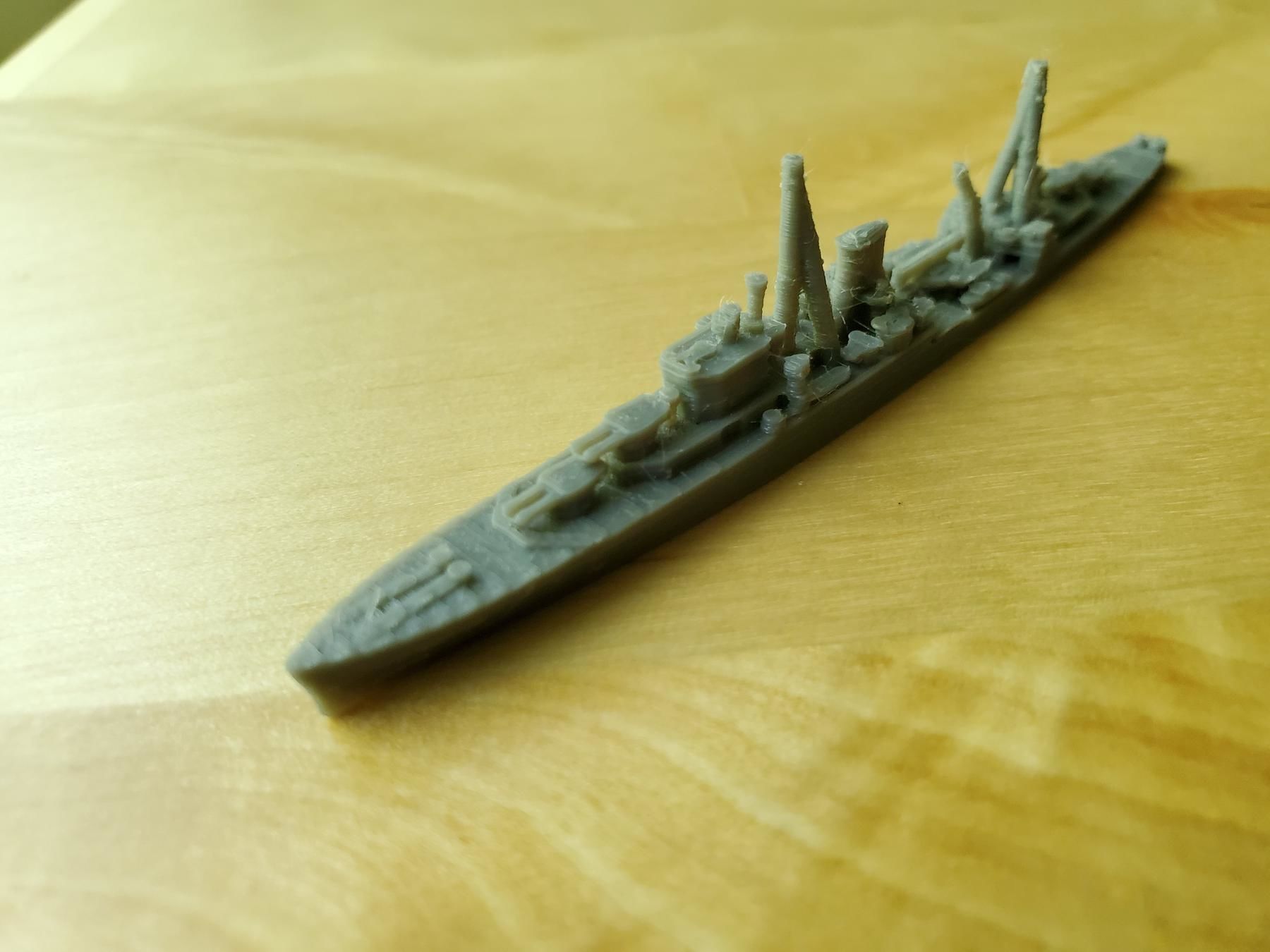 British Leander Class Cruiser Warship 3D print model_11