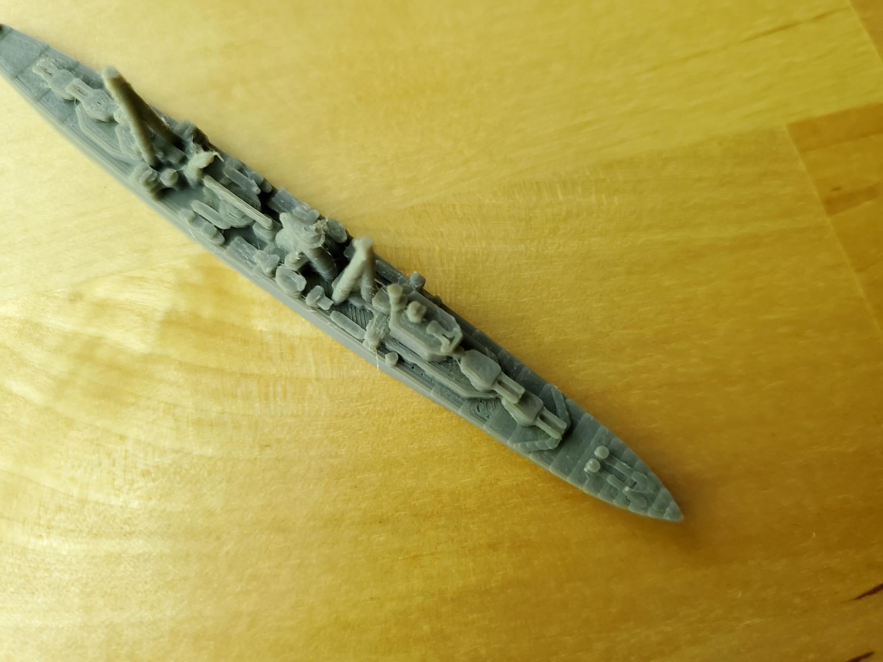 British Leander Class Cruiser Warship 3D print model_5