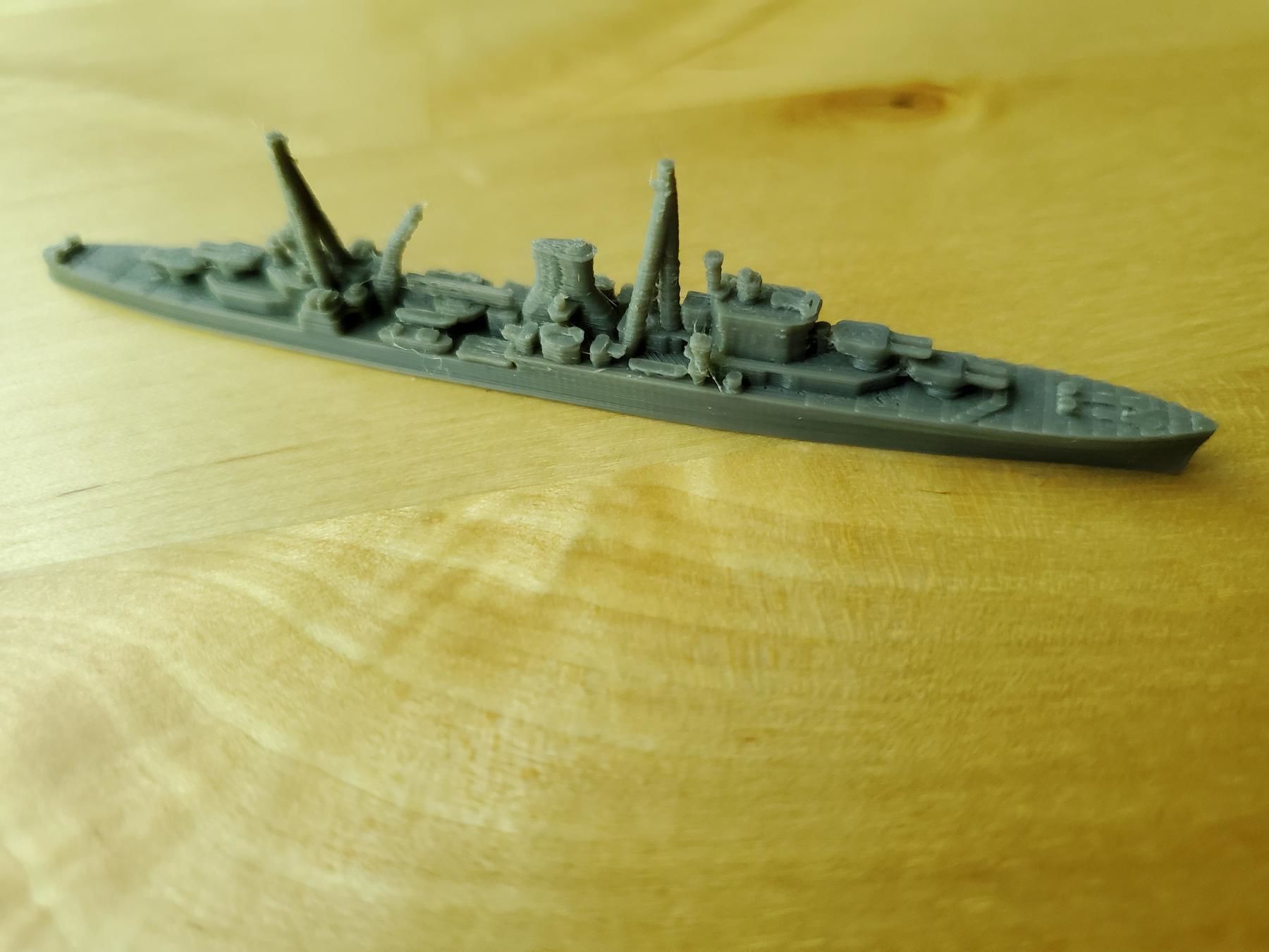British Leander Class Cruiser Warship 3D print model_9