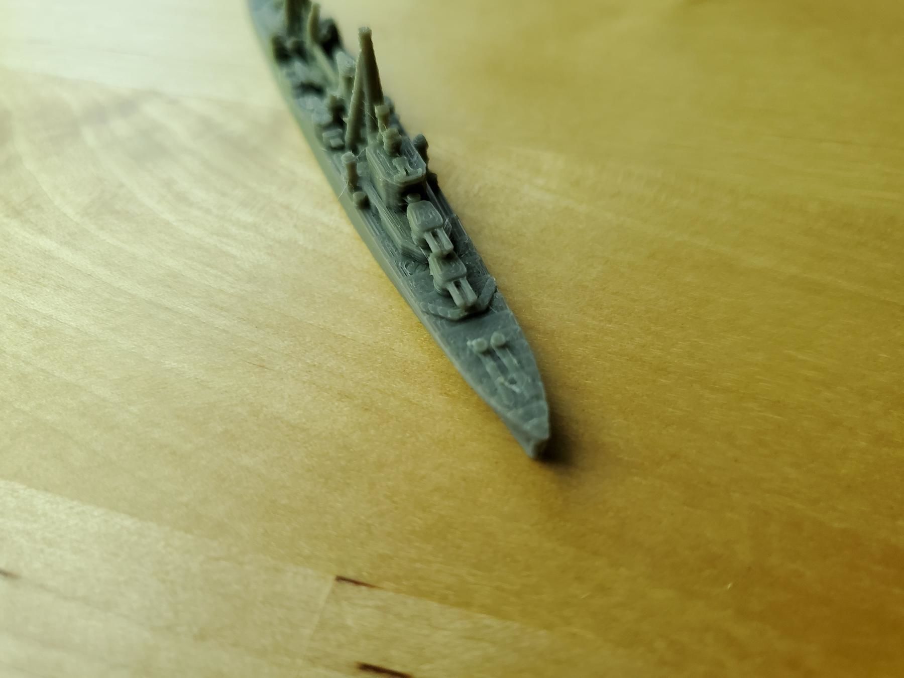 British Leander Class Cruiser Warship 3D print model_6