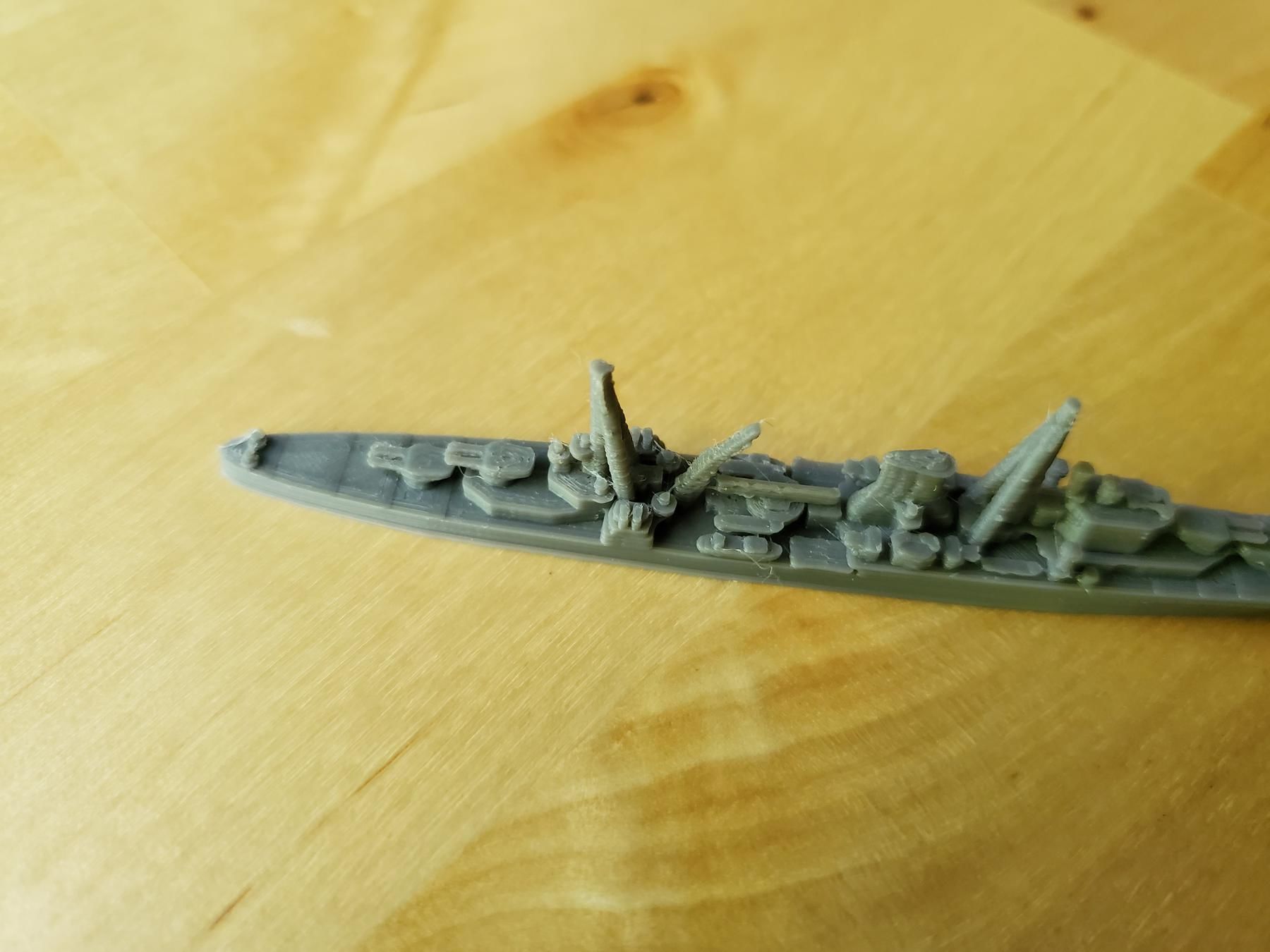 British Leander Class Cruiser Warship 3D print model_4