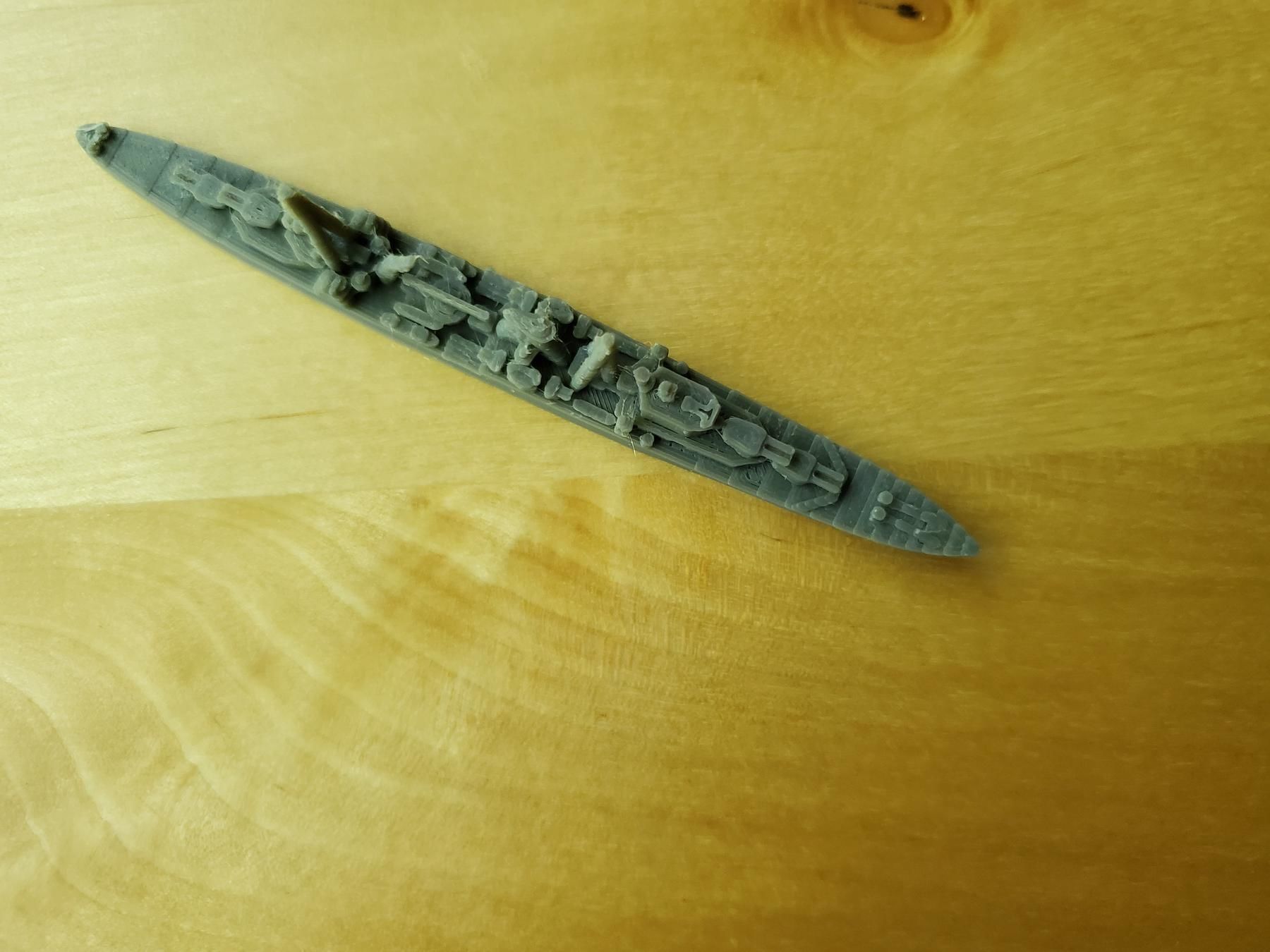 British Leander Class Cruiser Warship 3D print model_8