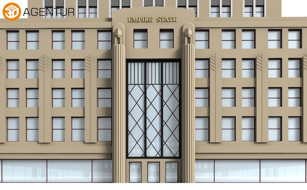 Empire State Building 3D model_5