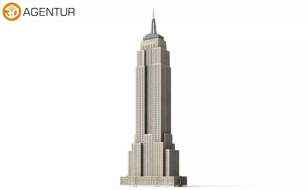 Empire State Building 3D model_0