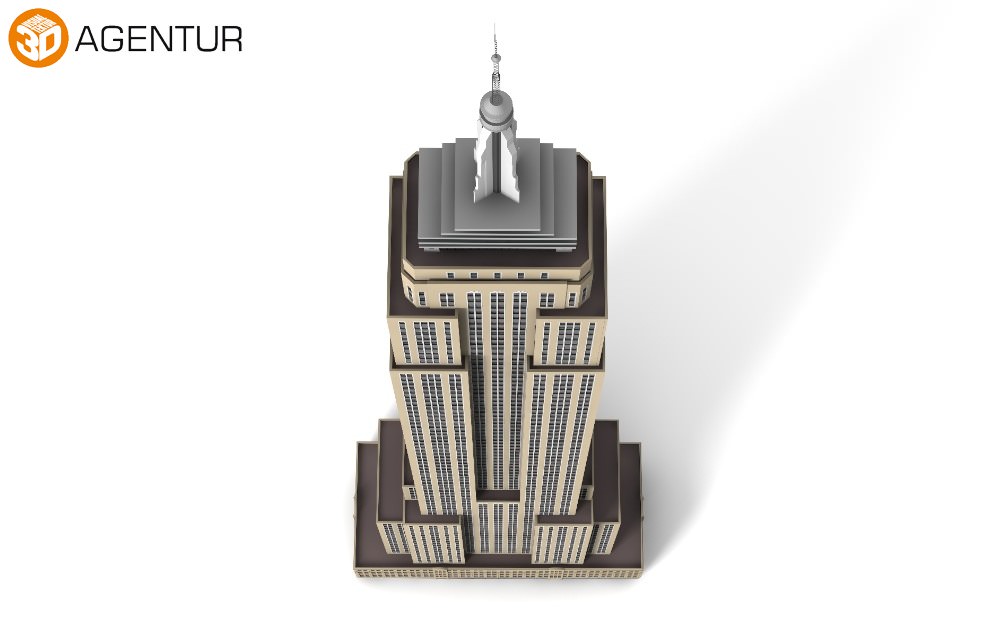 Empire State Building 3D model_7