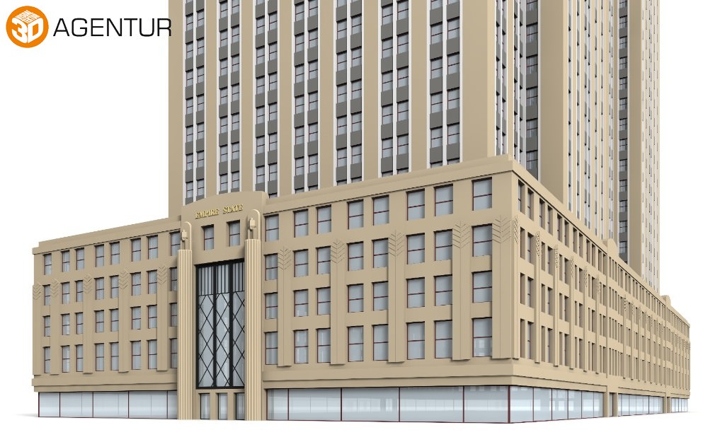 Empire State Building 3D model_3