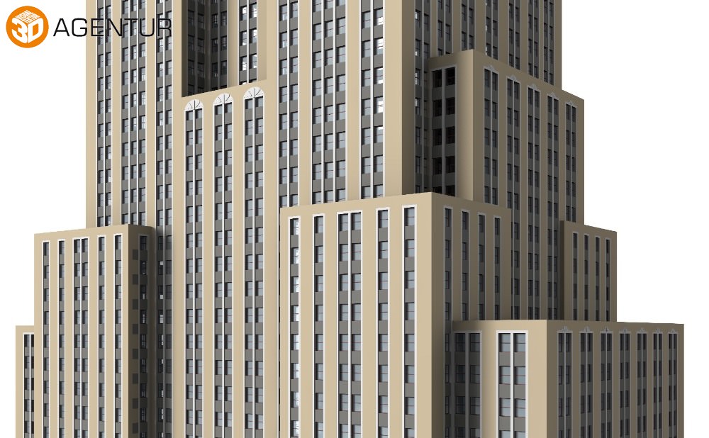 Empire State Building 3D model_4