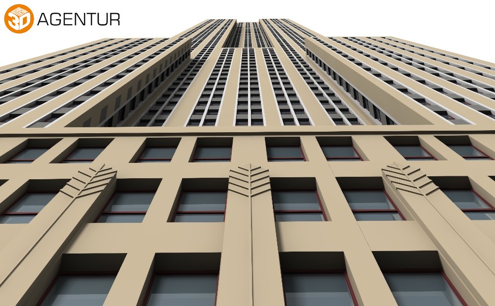 Empire State Building 3D model_2