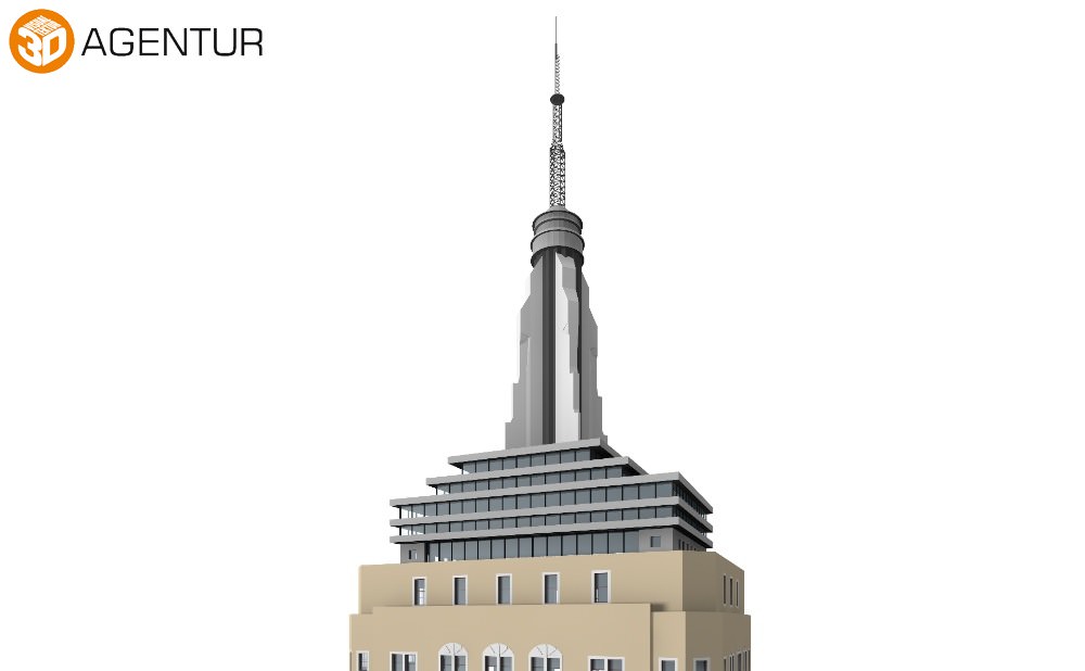 Empire State Building 3D model_6