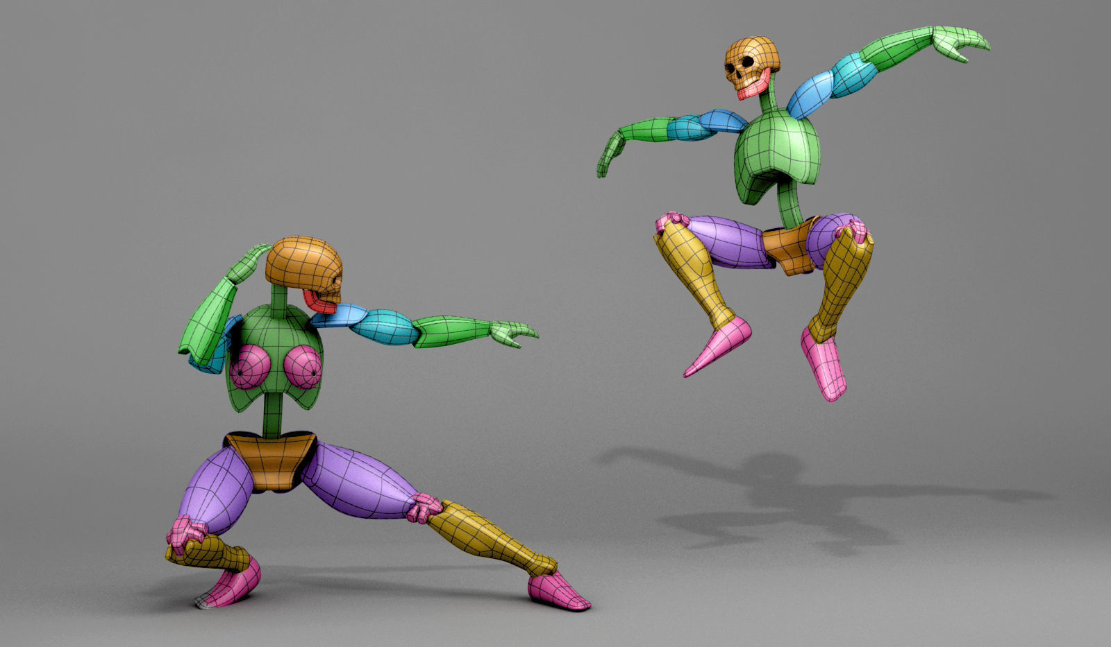 Anatomy 3D Model Reference For Artist 3D model_2