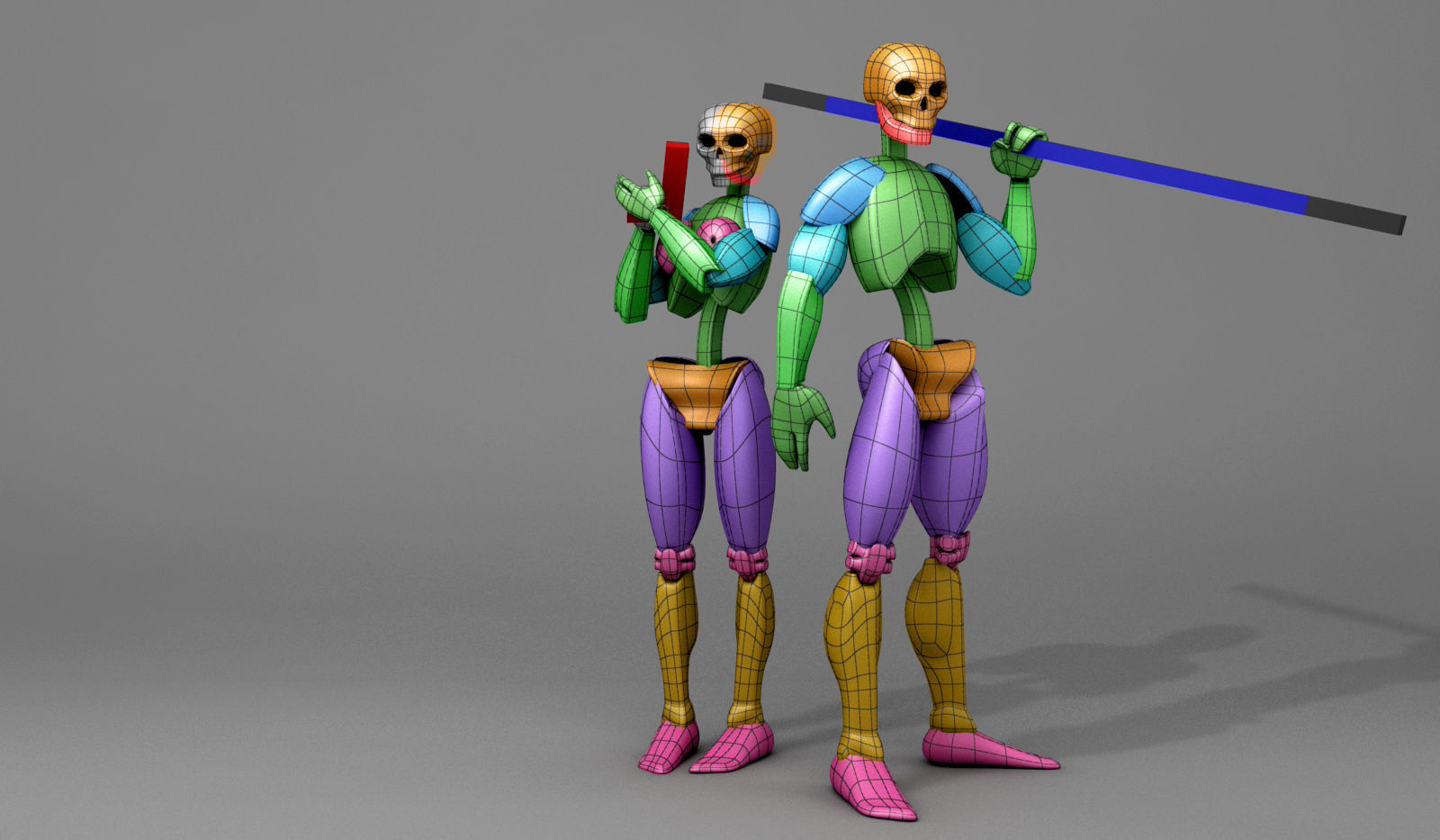 Anatomy 3D Model Reference For Artist 3D model_3