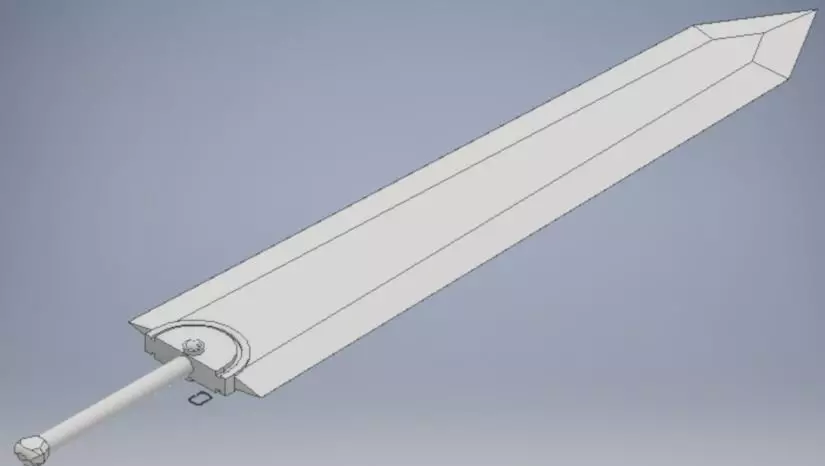 Berserk - DragonSlayer Sword 3D model_0