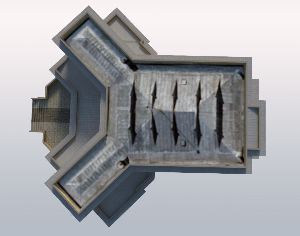 Classical Art Gallery Low-poly 3D model_5