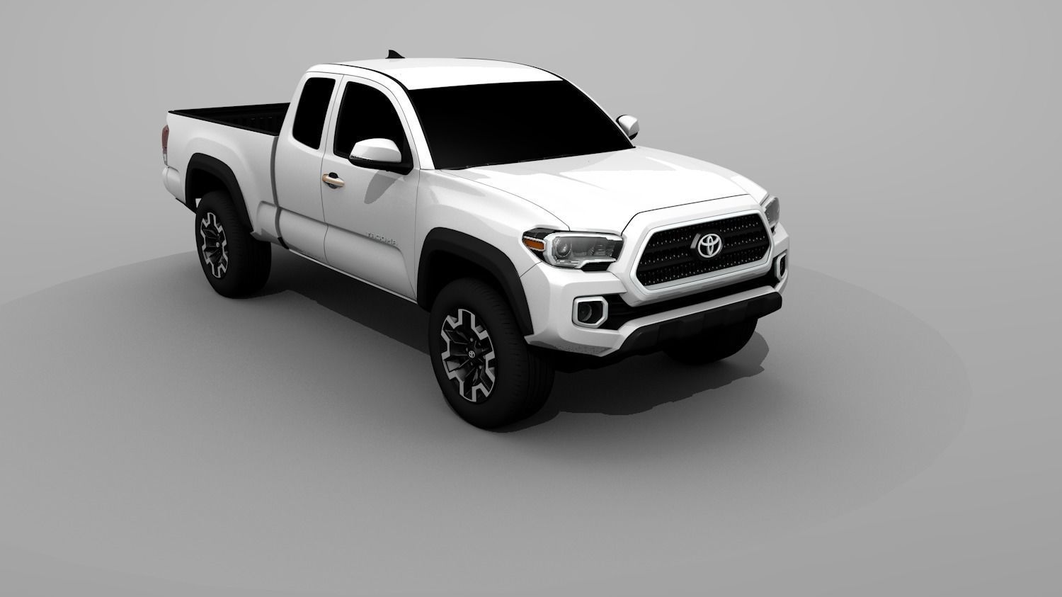 Model Toyota Tacoma 2017 Cgtrader Toyota Tacoma 2017 Model Obj Mtl S Fbx C4d Stl Dae 1