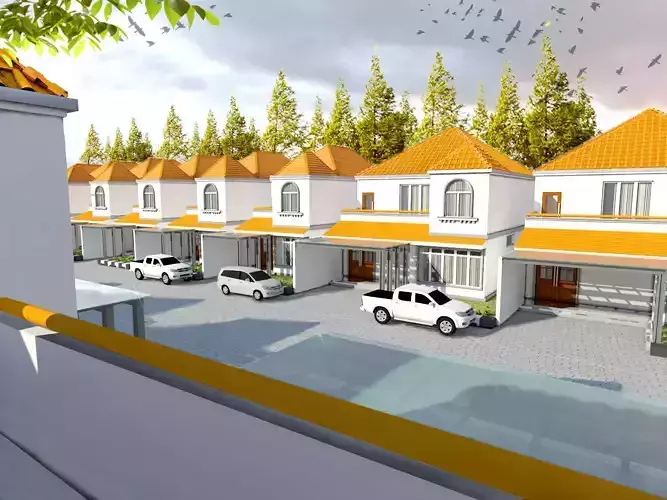 Villa town house model