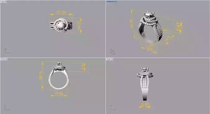 Jewelry Ring Free 3D print model
