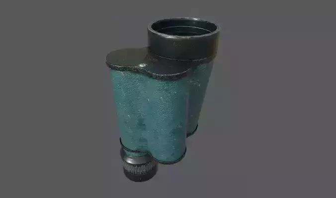 Monocular MP3 8x30 Low-poly 3D model