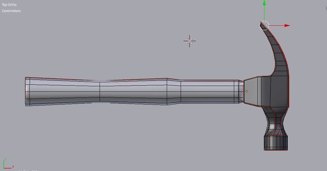 hammer2 hammer Low-poly 3D model_5