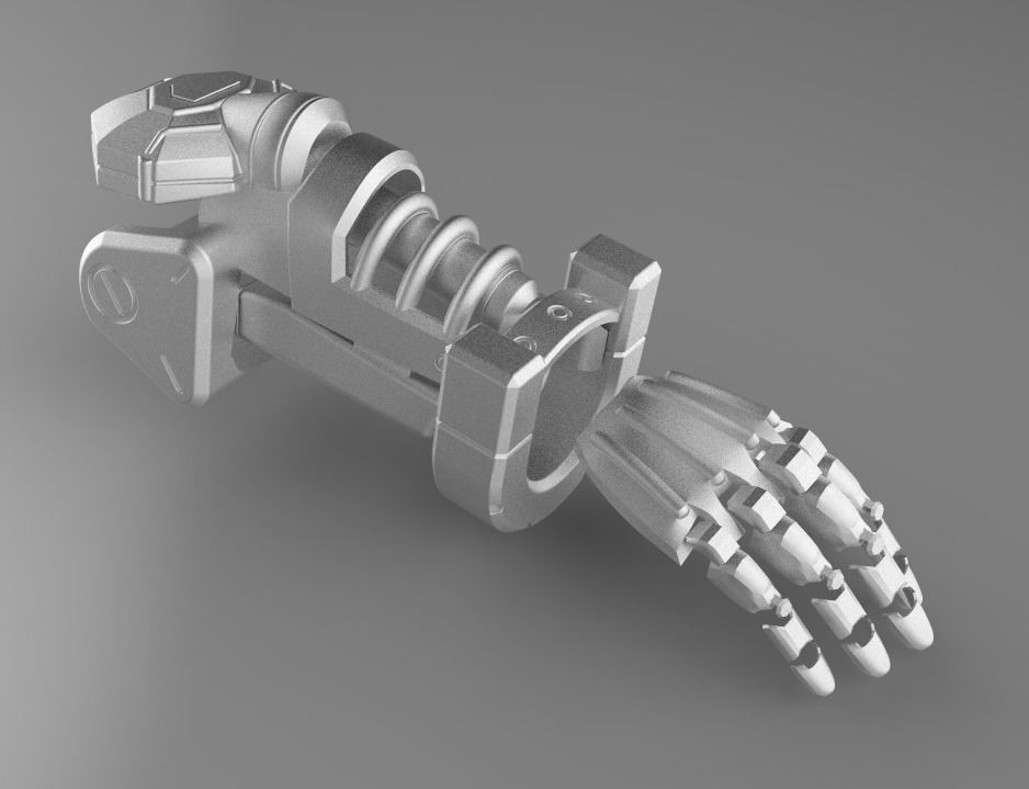Junkenstein s arm 3D PRINTING FILES 3D print model_9