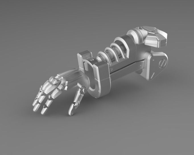 Junkenstein s arm 3D PRINTING FILES 3D print model_8