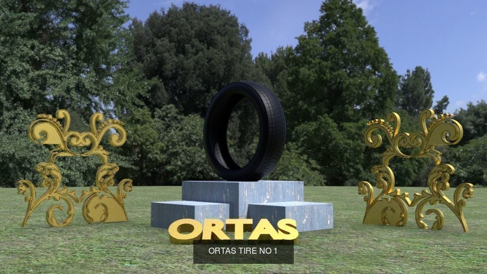 ORTAS TIRE PACK 10 INCLUDING 10 GAME READY TIRES 3D Model Collection_1